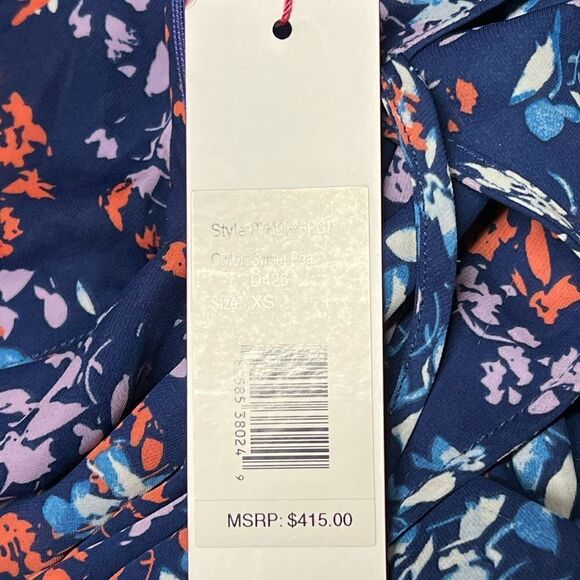 Parker Sweet Pea Floral Print Maxi Dress NEW Size XS - Picture 6 of 8